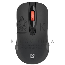 Мышь беспроводная Defender Nexus MS-195 черный, 1600 dpi, радиоканал, USB, кнопки - 4