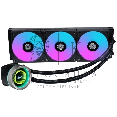 Система жидкостного охлаждения для процессора LIAN LI Galahad II Trinity 360мм G89.GA2T36B.00 черный 120мм алюминий+медь 2450rpm 30db 3-pin