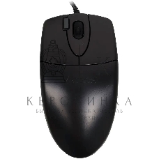 Мышь проводная A4Tech OP-620D черный, 1000 dpi, USB, кнопки - 4