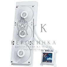 Система жидкостного охлаждения Lian-Li HydroShift LCD 360S Soc-AM5/AM4/1700 белый 4-pin 29.8dB Al+Cu LCD 330W Ret (G89.GHSLCD36SW.R0)