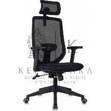 Кресло руководителя Бюрократ MC-511N-H черный Elastic-102 сетка/ткань крестов. пластик
