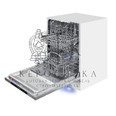 Встраиваемая посудомоечная машина Maunfeld MLP6242G02 Light Beam, серебристый, 59.8 см, 12 компл., 49 дБ, класс A++