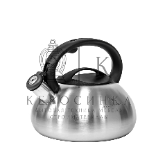 Чайник для плиты AUFFMAN AM-3401 из нержавеющей стали со свистком 3 л