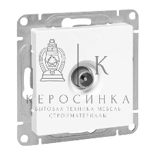 Механизм розетки TV EKF UP1-SOW-TV-3 оконечная, белый Эпика