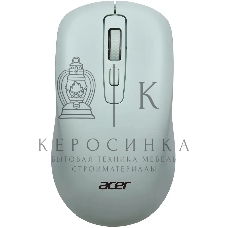 Мышь беспроводная Acer OMR309 зеленый, 1600 dpi, радиоканал, USB, кнопки - 4