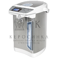 Термопот Mystery MTP-2442 4.5л. 700Вт серебристый/белый