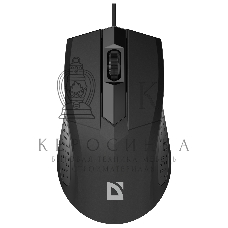 Мышь проводная Defender Optimum MB-270 черный, 1200 dpi, USB, кнопки - 3