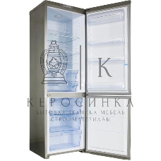 Холодильник ОРСК-175 NG нержавеющая сталь двухкмерный 245/120л, морозилка снизу, капельная система