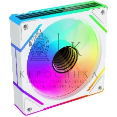 Вентилятор для корпуса Bloody BD-CF120ARGB2 LCD ARGB белый, 120 мм, 1600 об/мин, 26 дБ, 4 pin