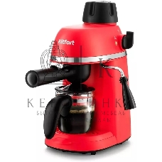 Кофеварка капельная Kitfort КТ-760-1 красный/черный, молотый кофе, 240мл, 800Вт, 3,5 бар