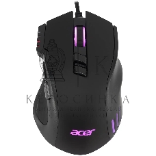 Мышь проводная Acer OMW150 черный, 4800 dpi, USB, кнопки - 8
