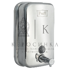 Дозатор для жидкого мыла из нерж. стали Puff-8608, хром, 800 мл, глянцевый, 19х12х12 см