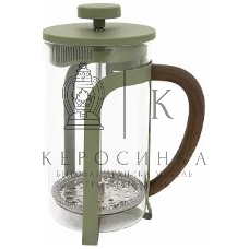 Френч-пресс DOMENIK DMF251 COLOR&WOOD серо-зеленый 350 мл