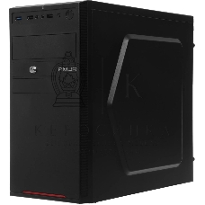 Компьютер Amur Нарвал B7I21 MT i3 12100 (3.3) 16Gb SSD 256Gb UHDG 730 FreeDOS GbitEth 400W мышь клавиатура черный (RUS) (2147002)