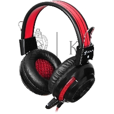 Наушники Oklick HS-G300 черный/красный 2.2 м мониторы оголовье (AH-V1)