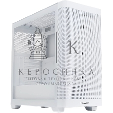 Компьютерный корпус без блока питания HSPD M740, Mesh Mid Tower, белый, TG, 0.6 SPCC, no fans, E-ATX, ATX, mATX, mITX, 170/400/200мм, 4x2.5