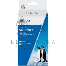 Картридж струйный G&G GG-PFI030Y PFI-030Y желтый (55мл) для Canon imagePROGRAF TA-20/30