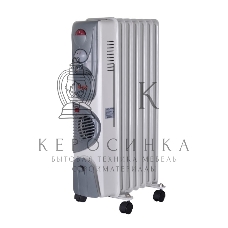 Обогреватель масляный Ресанта ОМ-7НВ (7секций) белый, 1900 Вт, 19 м2, термостат 67/3/10