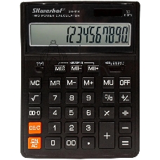 Калькулятор настольный Silwerhof SH-444 черный 12-разр.