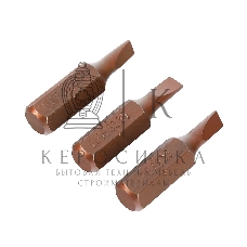 Бита EDGE by PATRIOT SL 3.5мм, сталь S2, длина 25 мм, 3шт в блистере