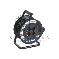 Катушка IEK GENERICA УК20 с т/з 4 места 2P+PE/20м 3х1,0 мм2 GENERICA