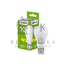 Лампа светодиодная GENERICA LL-A60-10-230-30-E27-G A60 10Вт грушевидная 3000К E27 230В