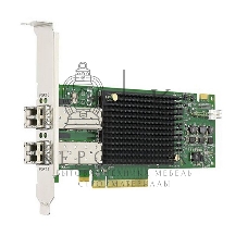 Адаптер главной шины Broadcom Emulex LPe31002-AP Gen 6 (16GFC), 2-port, 16Gb/s, PCIe Gen3 x8, LC MMF 100m, трансивер установлен, Upgradable to 32GFC