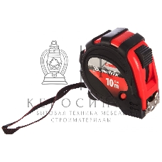 Рулетка Matrix status magnet 3 fixations 10мх32мм обрезиненный корпус зацеп с магнитом