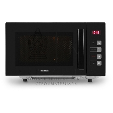 Микроволновая печь Hyundai HYM-D3008 черный, 23 л, 800 Вт, переключатели - кнопки