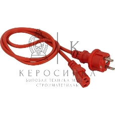 Шнур питания Lanmaster LAN-PP13/SH-0.5-RD C13-Schuko проводник.:3x0.75мм2 0.5м 220В 10А (упак.:1шт) красный