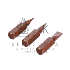 Бита EDGE by PATRIOT SL 4.5мм, сталь S2, длина 25 мм, 3шт в блистере