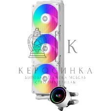 Система жидкостного охлаждения PcCooler DA360 WH ARGB Soc-AM5/AM4/1200/1700/1851 белый 4-pin Al 300W Ret (DA360-WHAWXX-GL)