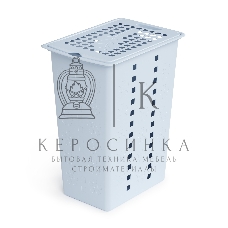 Корзина для белья Альтернатива Виолетта М2444 30 л, голуб .