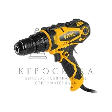 Дрель-шуруповерт сетевая Denzel ISD-300-13, 330Вт, Ударная