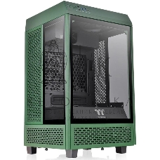 Компьютерный корпус Thermaltake The Tower 100 Racing Green без БП miniITX 1x120мм 3x140мм 2xUSB 3.0 audio bott PSU