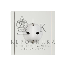 Розетка СП FORTE&PIANO FP215 16А с заземл. защ. шторки винт. крепл. белый IEK FP-R14-16-K01