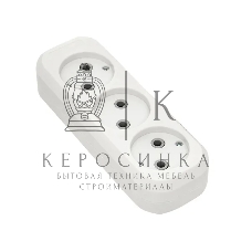 Колодка удлинителя EKF AKB10-3 Эксперт PROxima белый