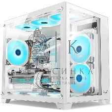 Компьютерный корпус AeroCool/Formula Crystal Z5 белый без БП mATX 11x120мм 2xUSB 2.0 1xUSB 3.0 audio bott PSU