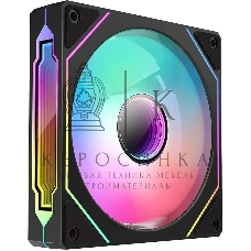 Вентилятор для корпуса Bloody CF-12 LCD ARGb 120х120x25 черный 4-pin 32дБ (упак.:1шт) (CF-12-ARGb120-BK) Ret