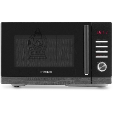 Микроволновая печь Hyundai HYM-D3012 черный, 25 л, 800 Вт, переключатели - кнопки, поворотный механизм