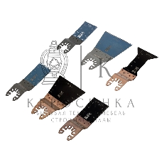 Набор насадок для МФИ Denzel по дереву и металлу, 6 шт.