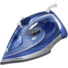 Утюг Hyundai H-SI01670 2800 Вт синий/золотистый