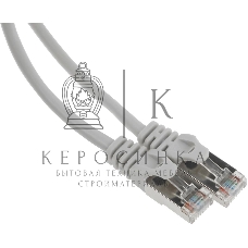 Патч-корд Premier PP22-0.5M 1000Gbит/с FTP 4 пары cat.5E CCA molded 0.5м серый RJ-45 (m)-RJ-45 (m)