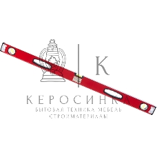 Уровень алюминиевый Matrix, фрезерованный, 3 глазка, рукоятки, 1000 мм