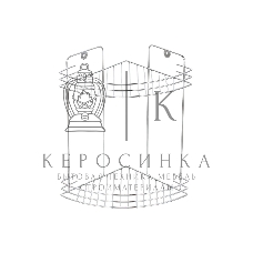 Полка угловая двухъярусная РЫЖИЙ КОТ W2672С-2 (005393)