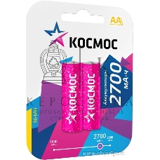 Аккумулятор Космос R6 (AA) Ni-Mh 2700MAh