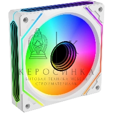 Вентилятор для корпуса Bloody BD-CF120ARGb5 LCD ARGb белый, 120 мм, 1600 об/мин, 26 дБ, 4 pin