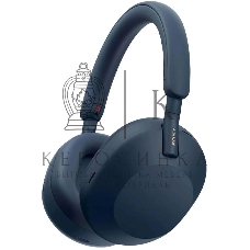 Наушники мониторные Sony WH-1000XM5, 1.2м, Buetooth, синий