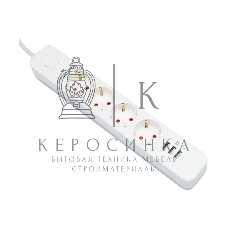 Сетевой фильтр Гарнизон 2.0 Мультипорт EPS-4-U3-W-4, 4 р, 10А, 3xUSB, 4 м, ур.защиты 2+, белый, пакет