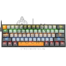 Клавиатура Redragon Fizz проводная, USB Type-A, серый
